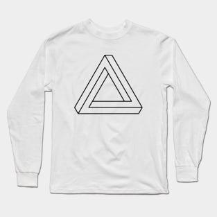 Impossible Shapes – Optical Illusion - Geometric Designs Long Sleeve T-Shirt